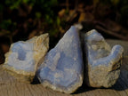 Natural Blue Lace Agate Geodes x 19 From Nsanje, Malawi - Toprock Gemstones and Minerals 