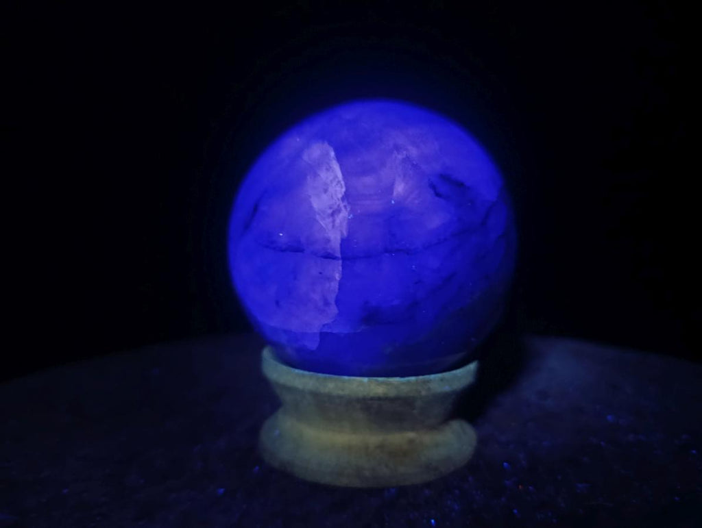 Polished Watermelon Fluorite Spheres x 2 From Uis, Namibia - Toprock Gemstones and Minerals 