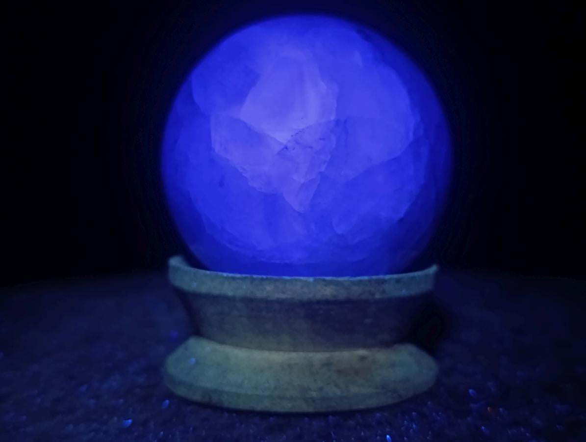 Polished Watermelon Fluorite Spheres x 2 From Uis, Namibia - Toprock Gemstones and Minerals 