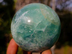 Polished Watermelon Fluorite Spheres x 2 From Uis, Namibia - Toprock Gemstones and Minerals 