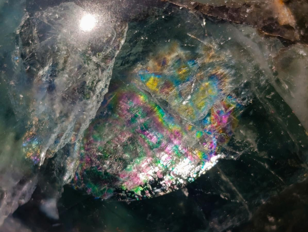 Polished Watermelon Fluorite Spheres x 2 From Uis, Namibia - Toprock Gemstones and Minerals 