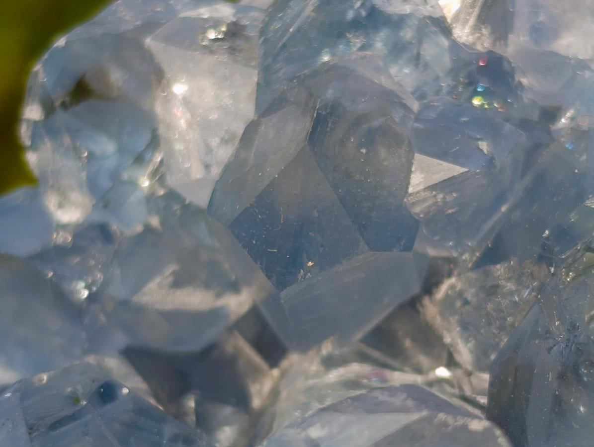 Natural Blue Celestite Specimens x 3 From Sakoany, Madagascar - Toprock Gemstones and Minerals 