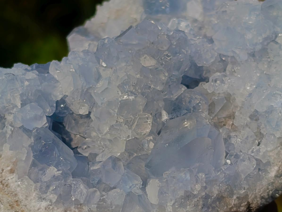 Natural Blue Celestite Specimens x 3 From Sakoany, Madagascar - Toprock Gemstones and Minerals 