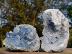 Natural Blue Celestite Specimens x 3 From Sakoany, Madagascar - Toprock Gemstones and Minerals 