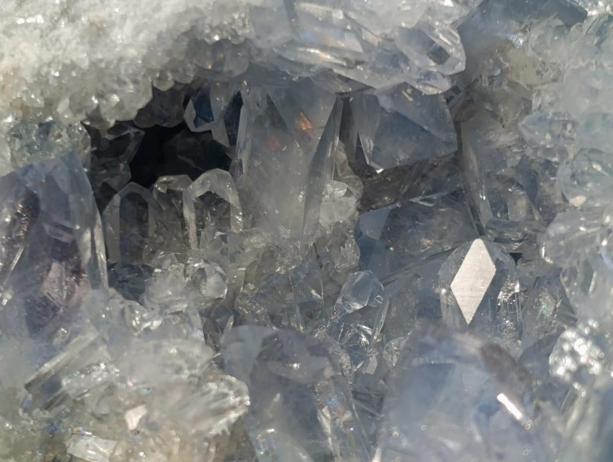 Natural Blue Celestite Specimens x 3 From Sakoany, Madagascar - Toprock Gemstones and Minerals 