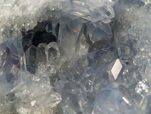 Natural Blue Celestite Specimens x 3 From Sakoany, Madagascar - Toprock Gemstones and Minerals 