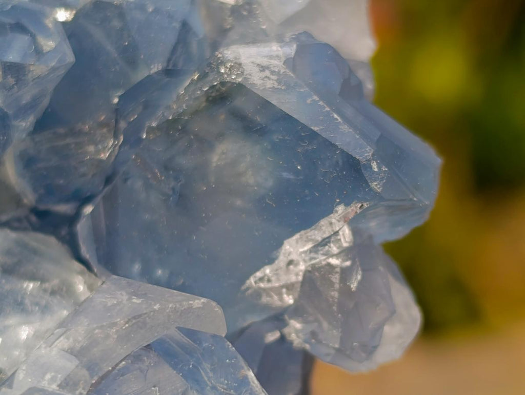 Natural Blue Celestite Specimens x 3 From Sakoany, Madagascar - Toprock Gemstones and Minerals 