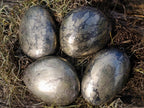 Polished Basalt Pharaoh Stone Galets x 4 From Iron Duke Mine, Zimbabwe - Toprock Gemstones and Minerals 