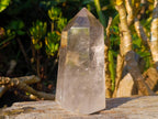 Polished Large Clear and Smokey Quartz Display Crystals x 3 From Madagascar - Toprock Gemstones and Minerals 
