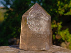 Polished Large Clear and Smokey Quartz Display Crystals x 3 From Madagascar - Toprock Gemstones and Minerals 