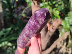 Polished Lepidolite with Pink Rubellite Tourmaline Display Crystals x 6 From Ambatondrazaka, Madagascar - Toprock Gemstones and Minerals 
