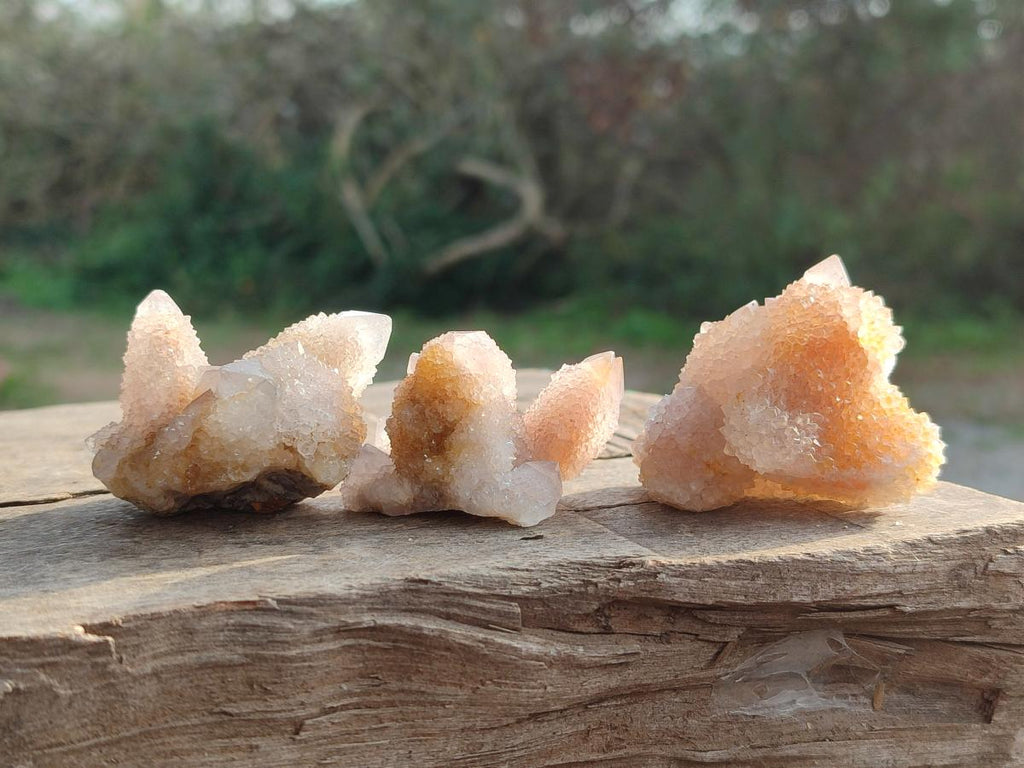 Natural Limonite Tinted Spirit Quartz Clusters x 24 From Boekenhouthoek, South Africa - Toprock Gemstones and Minerals 