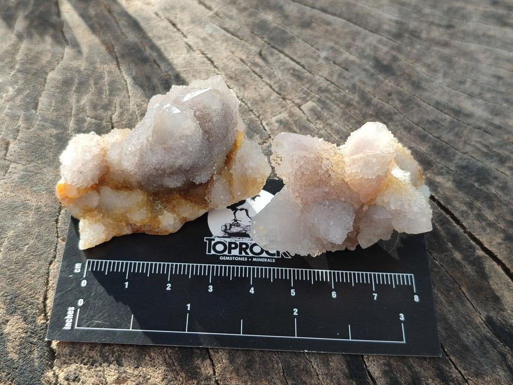 Natural Limonite Tinted Spirit Quartz Clusters x 24 From Boekenhouthoek, South Africa - Toprock Gemstones and Minerals 