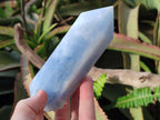Polished Large Blue Calcite Display Crystals x 6 From Madagascar - Toprock Gemstones and Minerals 