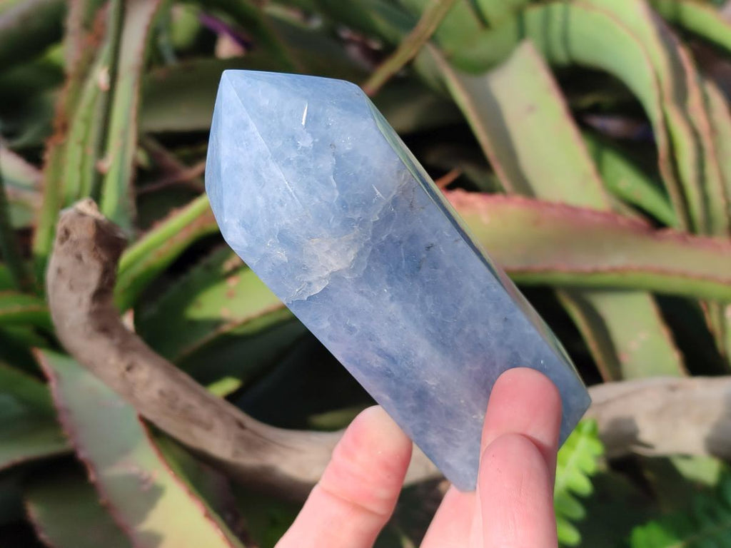 Polished Large Blue Calcite Display Crystals x 6 From Madagascar - Toprock Gemstones and Minerals 