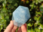 Polished Large Blue Calcite Display Crystals x 6 From Madagascar - Toprock Gemstones and Minerals 