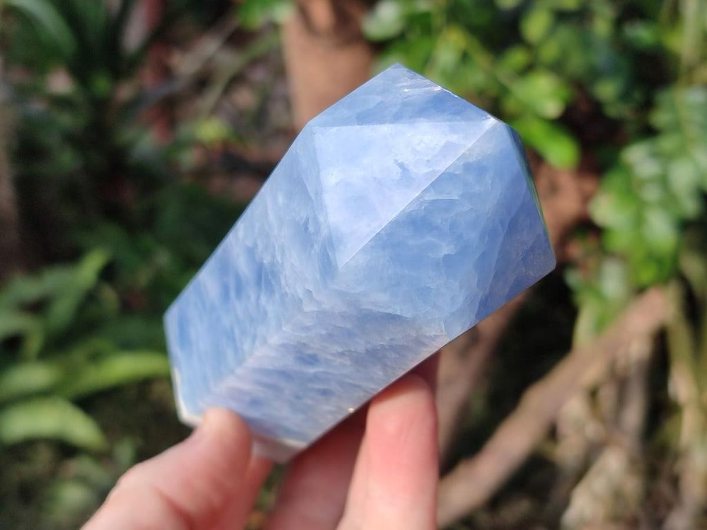 Polished Large Blue Calcite Display Crystals x 6 From Madagascar - Toprock Gemstones and Minerals 
