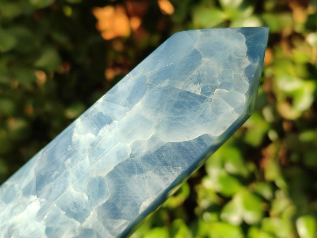 Polished Large Blue Calcite Display Crystals x 6 From Madagascar - Toprock Gemstones and Minerals 