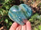 Polished Ocean Jasper Hearts x 6 From Northwest Coast, Madagascar - Toprock Gemstones and Minerals 