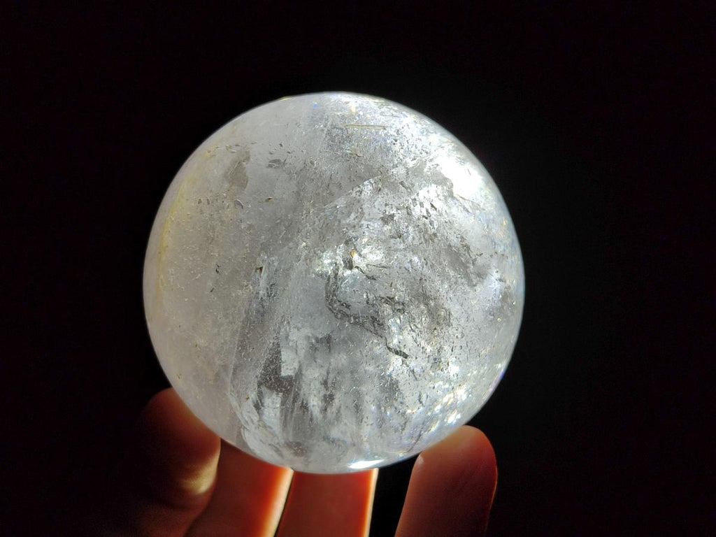 Polished Clear Rock Crystal Balls x 4 From Amoron’i Mania, Madagascar - Toprock Gemstones and Minerals 