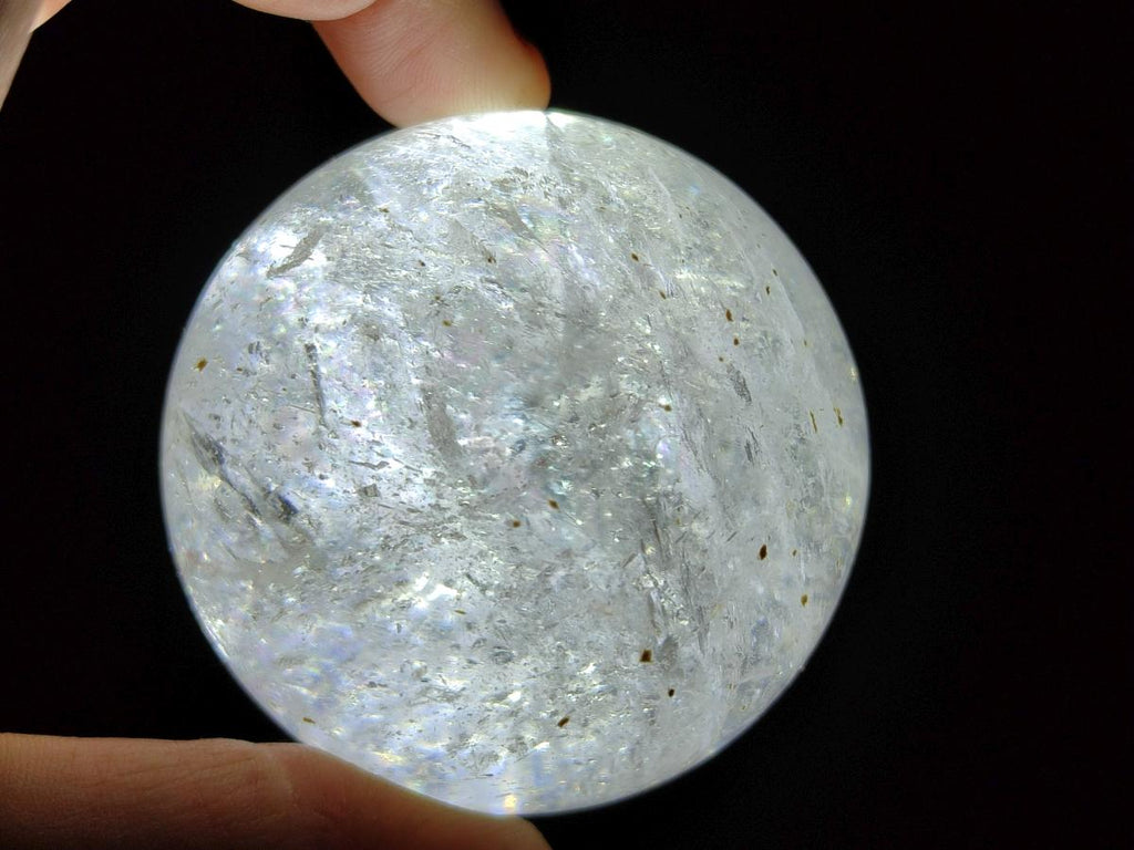 Polished Clear Rock Crystal Balls x 4 From Amoron’i Mania, Madagascar - Toprock Gemstones and Minerals 
