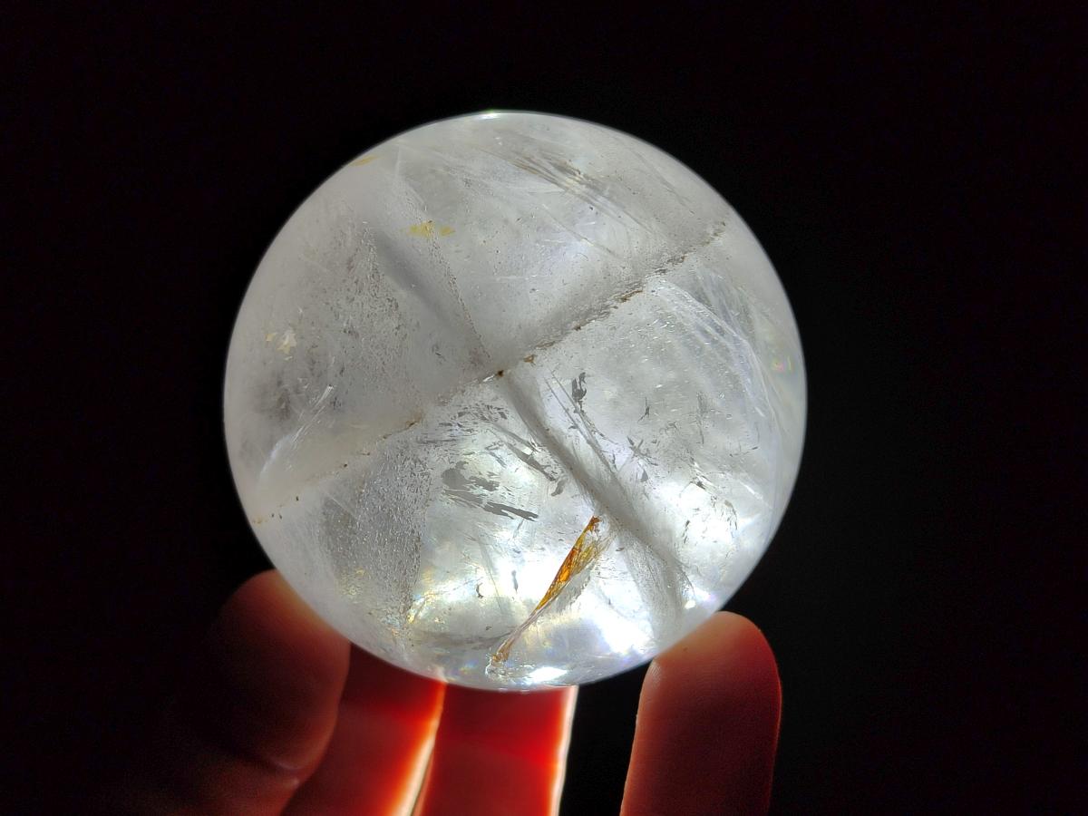 Polished Clear Rock Crystal Balls x 4 From Amoron’i Mania, Madagascar - Toprock Gemstones and Minerals 