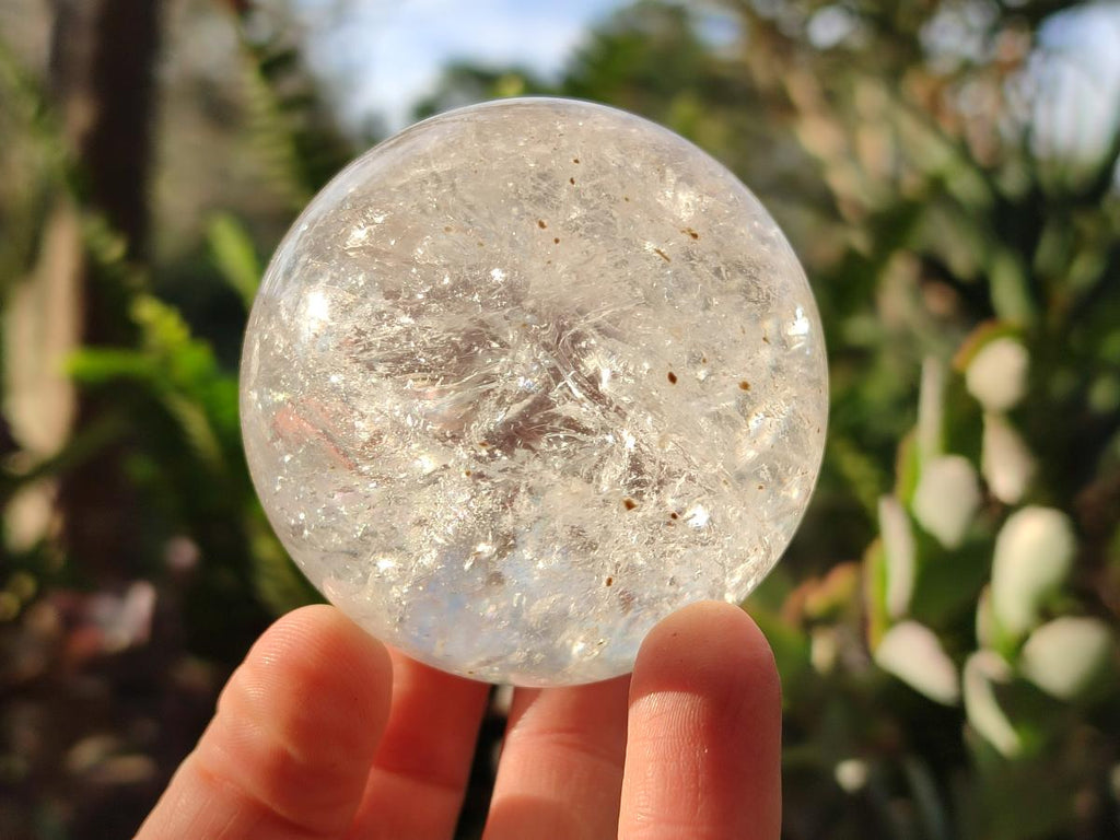 Polished Clear Rock Crystal Balls x 4 From Amoron’i Mania, Madagascar - Toprock Gemstones and Minerals 