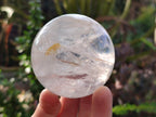 Polished Clear Rock Crystal Balls x 4 From Amoron’i Mania, Madagascar - Toprock Gemstones and Minerals 