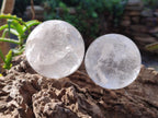 Polished Clear Rock Crystal Balls x 4 From Amoron’i Mania, Madagascar - Toprock Gemstones and Minerals 