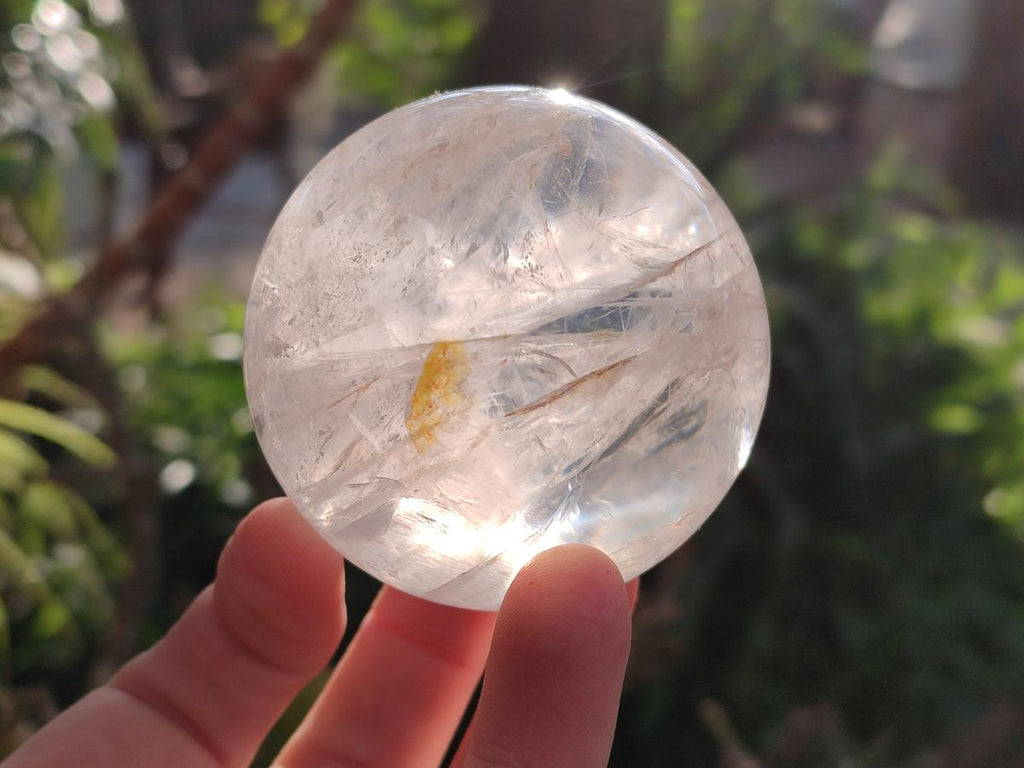 Polished Clear Rock Crystal Balls x 4 From Amoron’i Mania, Madagascar - Toprock Gemstones and Minerals 