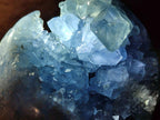 Polished Blue Celestite Spheres x 2 From Sakoany, Madagascar - Toprock Gemstones and Minerals 