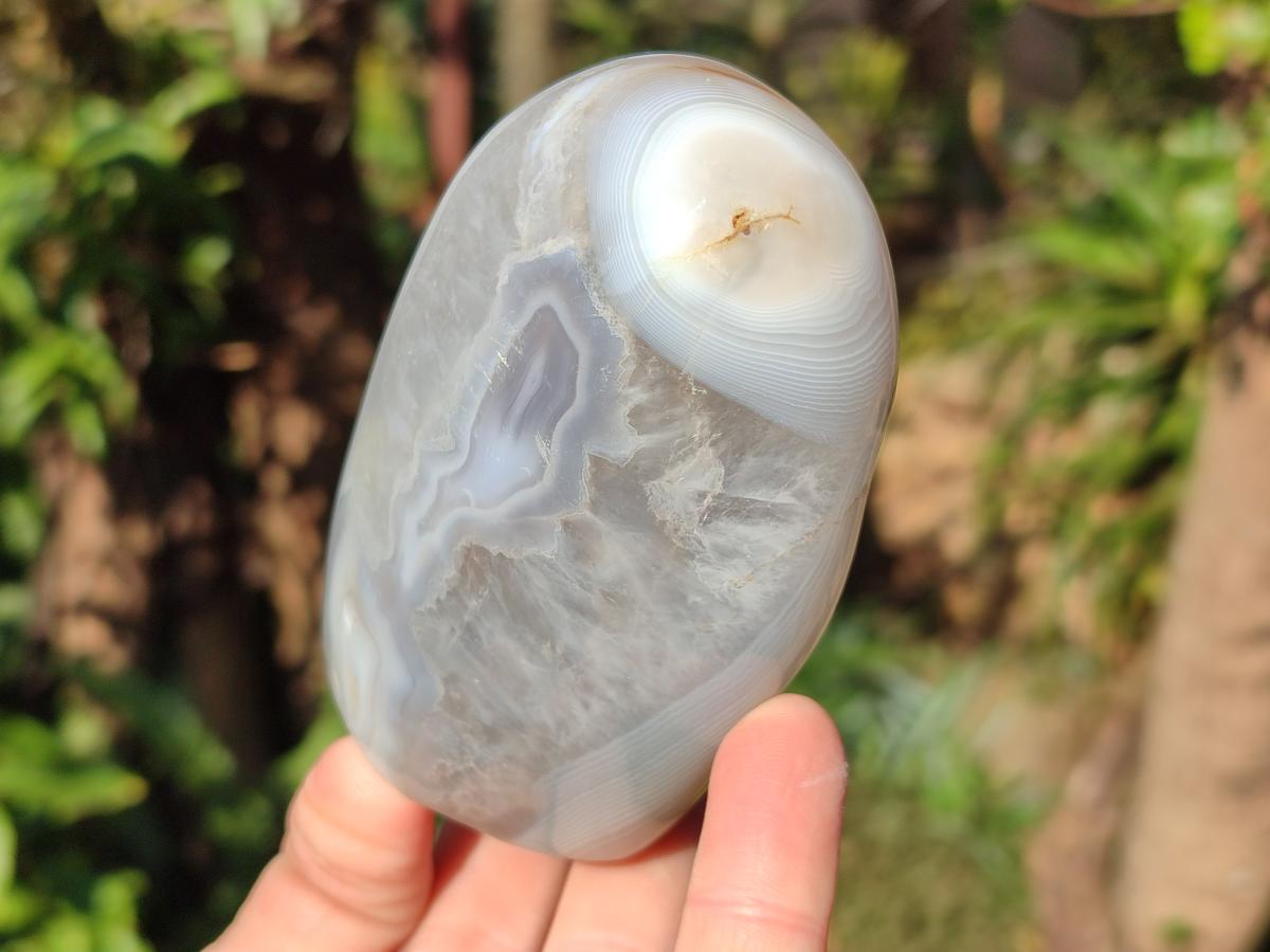 Polished Banded Agate Display Crystals x 6 From Madagascar - Toprock Gemstones and Minerals 