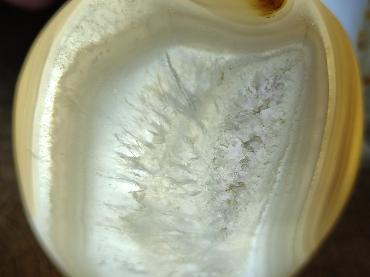 Polished Banded Agate Display Crystals x 6 From Madagascar - Toprock Gemstones and Minerals 