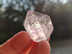 Polished Double Terminated Dark Window Amethyst Crystals x 14 From Akansobe, Madagascar - Toprock Gemstones and Minerals 