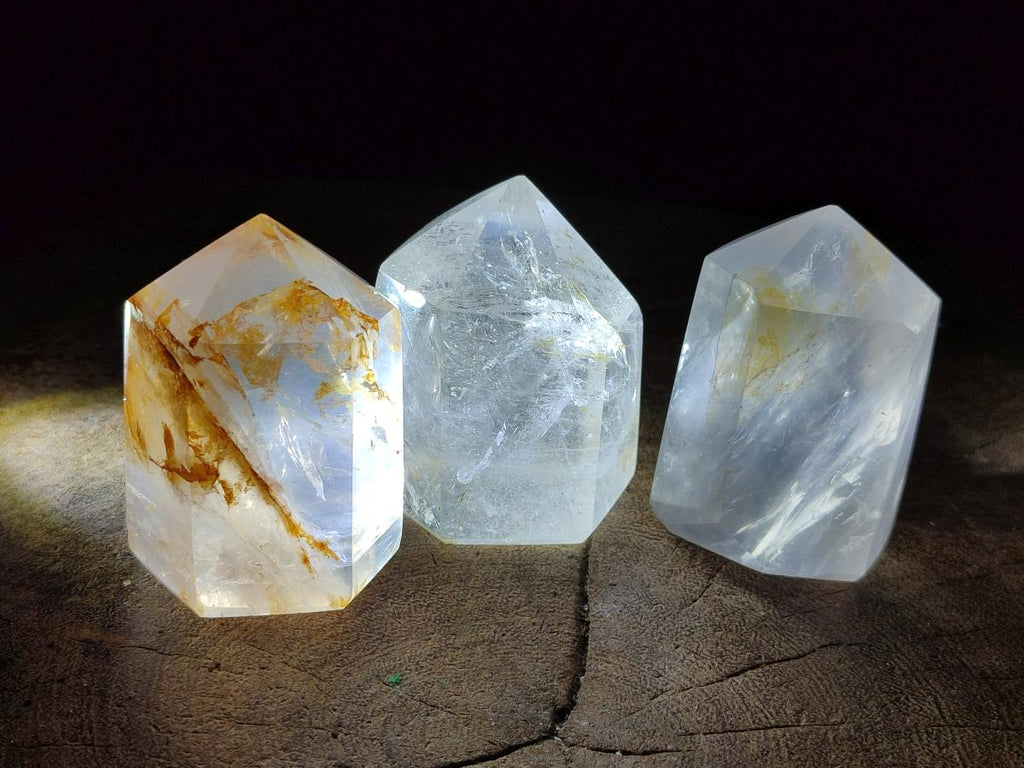 Polished Mixed Quartz Display Crystals x 6 From Madagascar - Toprock Gemstones and Minerals 