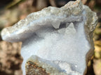 Natural Blue Lace Agate Geode Specimens x 12 From Nsanje, Malawi - Toprock Gemstones and Minerals 