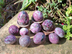 Polished Mixed Rubellite Pink Tourmaline Eggs and Spheres x 12 From Ambatondrazaka, Madagascar - Toprock Gemstones and Minerals 