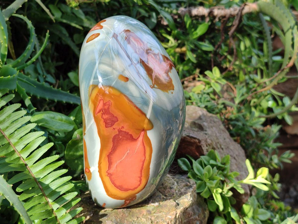 Polished Large Polychrome Jasper Standing Display Piece x 1 From NW Coast, Madagascar - Toprock Gemstones and Minerals 