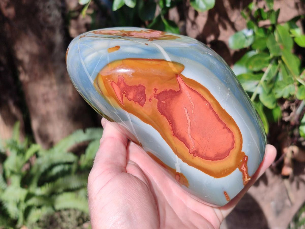 Polished Large Polychrome Jasper Standing Display Piece x 1 From NW Coast, Madagascar - Toprock Gemstones and Minerals 