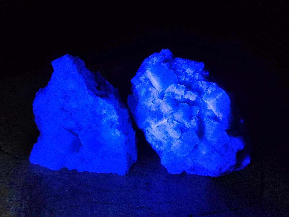Natural Green Cubic Fluorite Specimens x 3 From Mandrosonoro, Madagascar - Toprock Gemstones and Minerals 