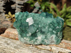 Natural Green Cubic Fluorite Specimens x 3 From Mandrosonoro, Madagascar - Toprock Gemstones and Minerals 