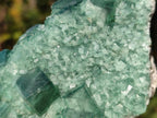 Natural Green Cubic Fluorite Specimens x 3 From Mandrosonoro, Madagascar - Toprock Gemstones and Minerals 