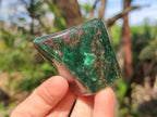 Polished Ruby Corundum In Chrome Verdite Standing Display Pieces x 7 From Mutoko, Zimbabwe - Toprock Gemstones and Minerals 