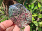 Polished Ruby Corundum In Chrome Verdite Standing Display Pieces x 7 From Mutoko, Zimbabwe - Toprock Gemstones and Minerals 
