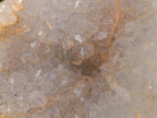 Polished Banded Agate with Crystalline Pieces x 2 From Maintirano, Madagascar - Toprock Gemstones and Minerals 