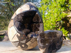 Polished XL Septerye Sauvage "Dragons Egg" Geode with Fitting Cap x 1 From Mahajanga, Madagascar - Toprock Gemstones and Minerals 
