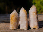 Natural White Drusy Spirit Quartz Single Crystals x 35 From Boekenhouthoek, South Africa - Toprock Gemstones and Minerals 
