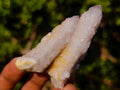 Natural White Drusy Spirit Quartz Single Crystals x 35 From Boekenhouthoek, South Africa - Toprock Gemstones and Minerals 