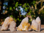 Natural White Drusy Spirit Quartz Single Crystals x 35 From Boekenhouthoek, South Africa - Toprock Gemstones and Minerals 