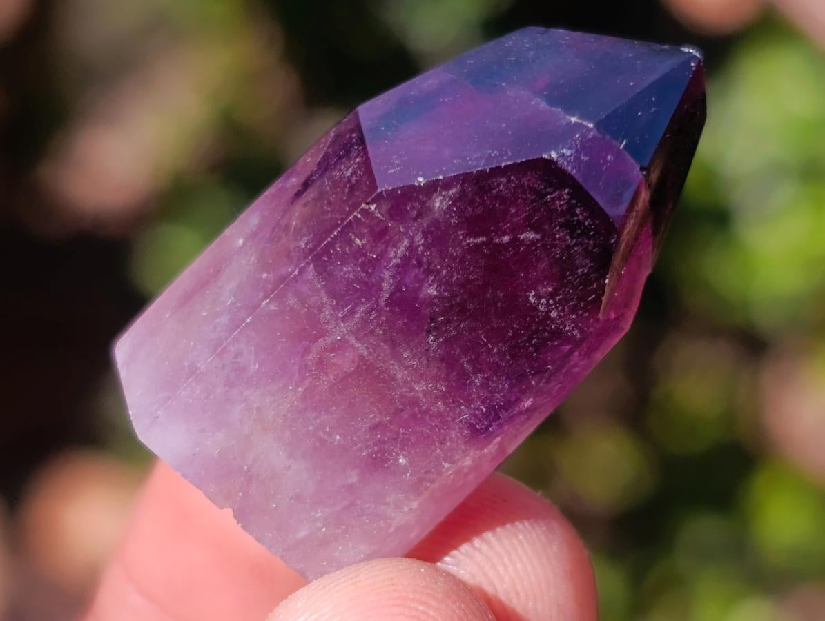 Polished Small Window Amethyst Crystals x 70 From Akansobe, Madagascar - Toprock Gemstones and Minerals 